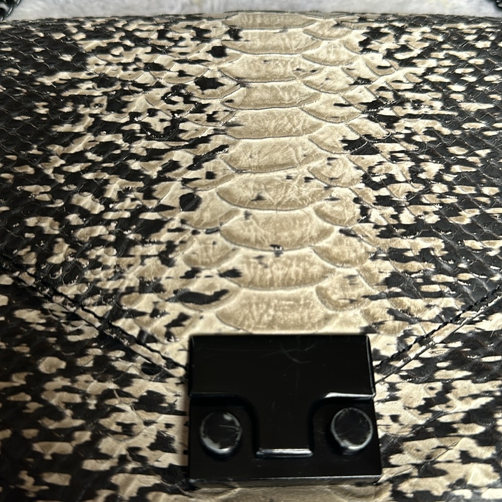 Loeffler Randall Snake Python Embossed Crossbody - image 3
